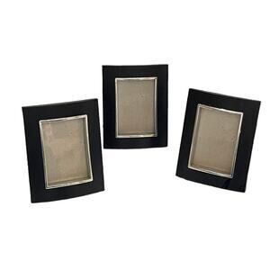 Set of 3 Vintage Black Picture Frames